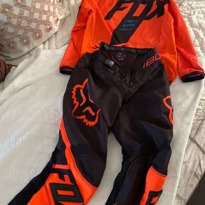 Fox Riding shirt and pants for girl